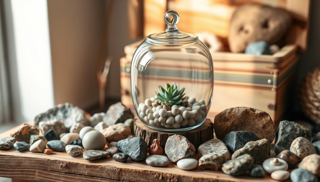 DIY rock display ideas