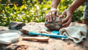 Read more about the article How to Clean Rocks Without Damaging Them