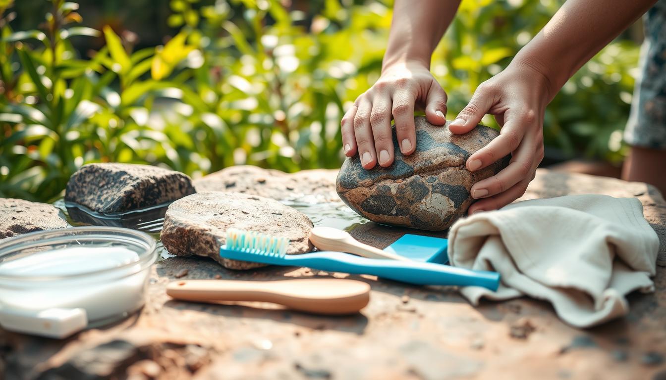 Read more about the article How to Clean Rocks Without Damaging Them