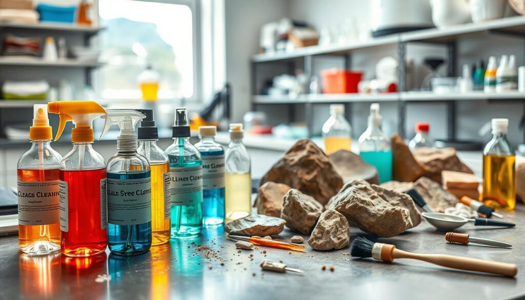 chemical cleaning solutions for rocks