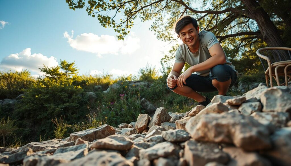 identifying rocks in nature