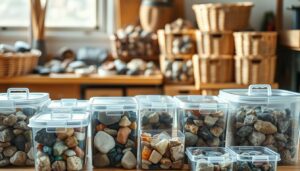 Read more about the article Best Containers for Storing Collected Rocks