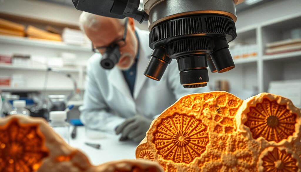 Fossil microstructure