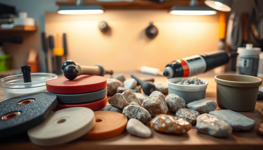 Rock Polishing Tools