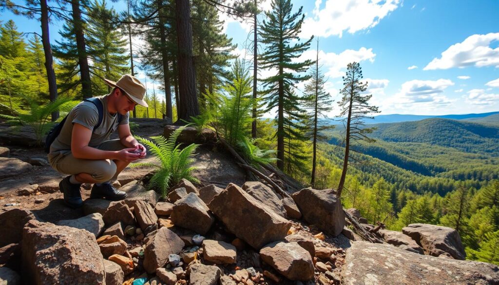Rockhounding in Monongahela National Forest