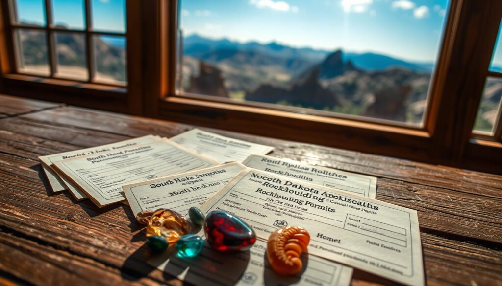 Rockhounding permits in South Dakota