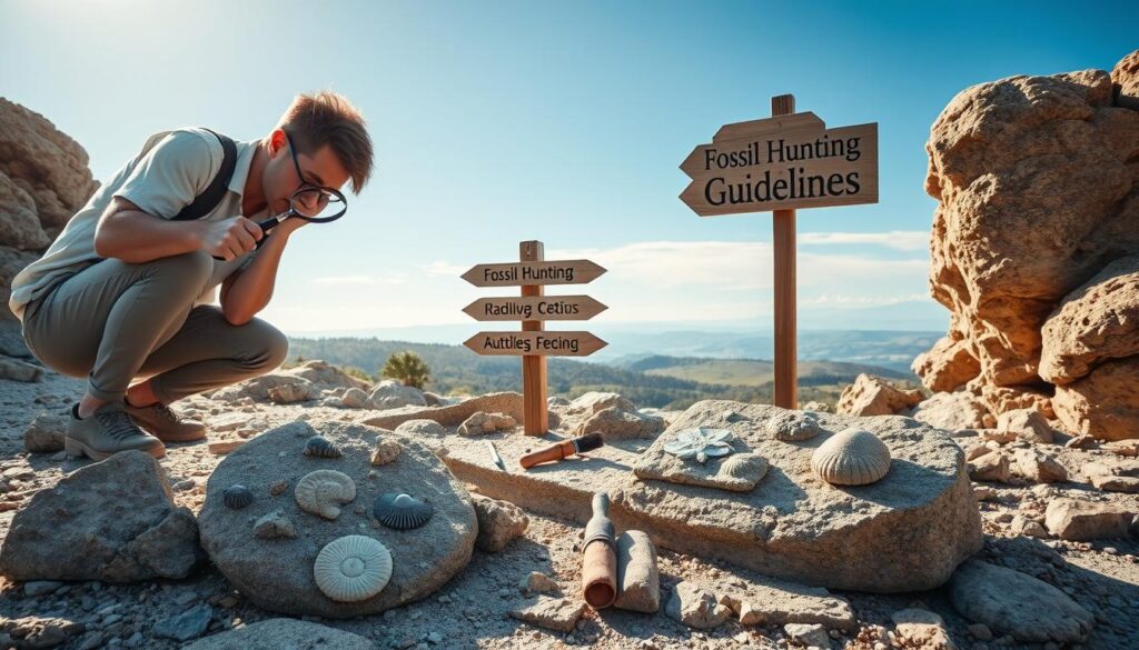 fossil hunting guidelines