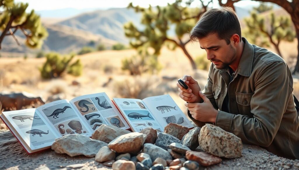 fossil identification techniques