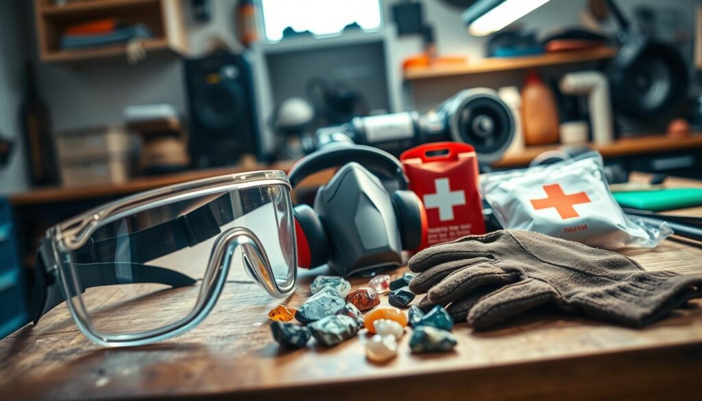 lapidary safety equipment