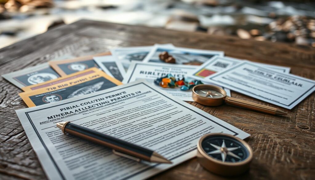 mineral collecting permits