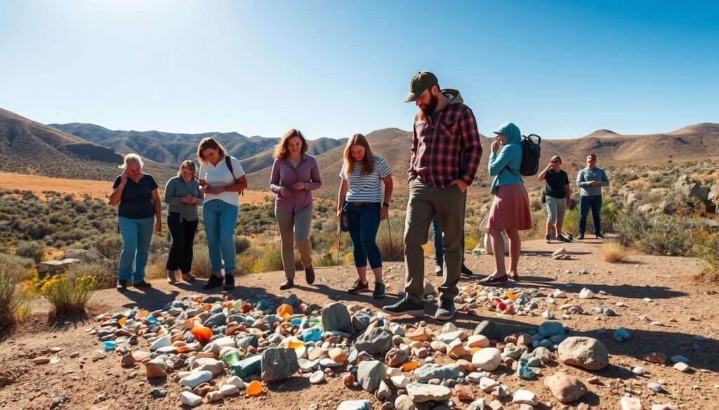 public land rock collecting California