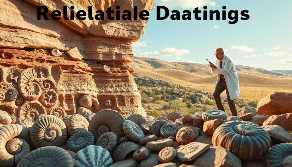 relative dating fossils