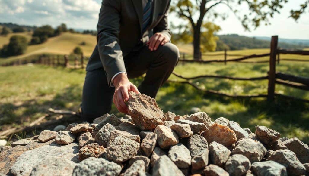 rock collecting on private land