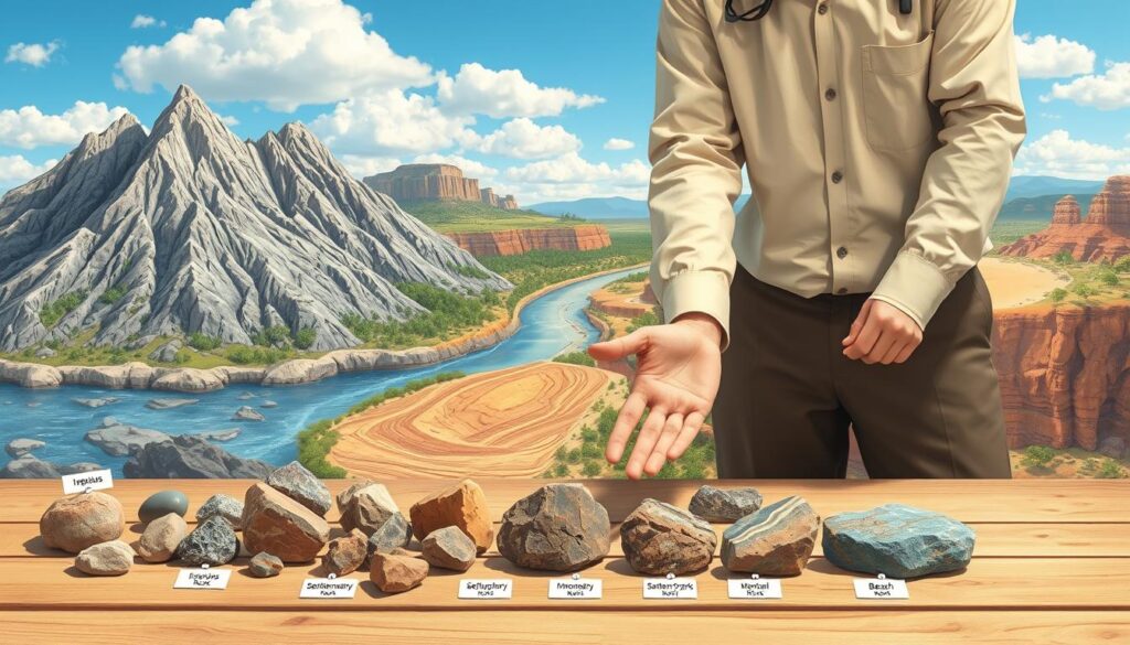rock identification in different environments
