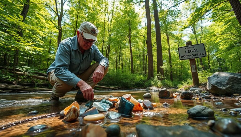 rockhounding in Mississippi public lands