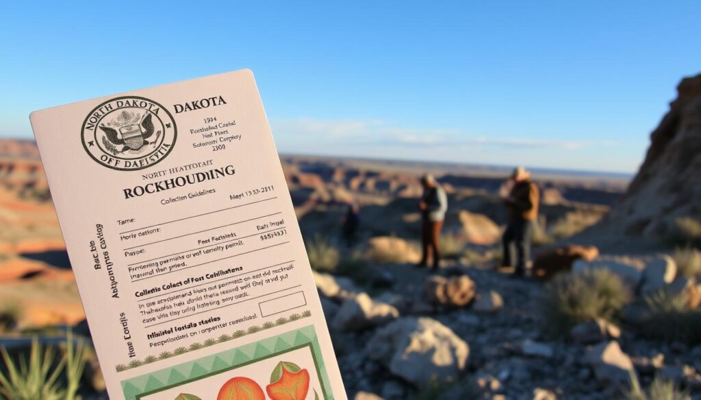 rockhounding permit North Dakota