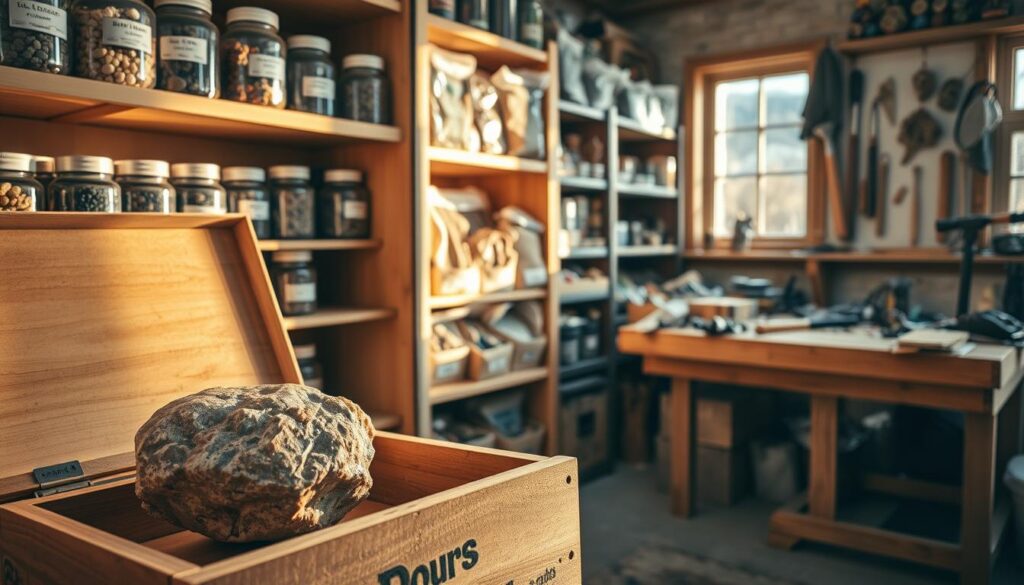 rockhounding storage solutions