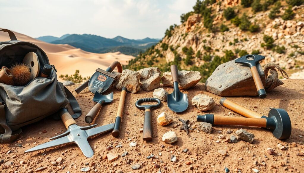 rockhounding tools for different terrains