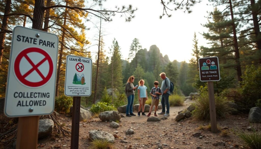 state park rock collecting regulations